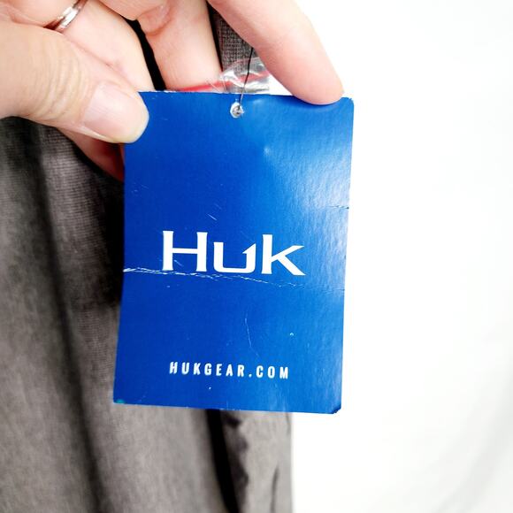 Huk Journey Gray Performance Quick-Drying Women's Cuffed Pants Size M  New - Picture 7 of 14